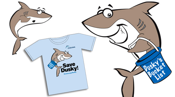 DPI Creates Dusky the Shark Character for Oceana